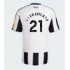 Newcastle United Tino Livramento #21 Hjemmedrakt 2025-26 Kortermet